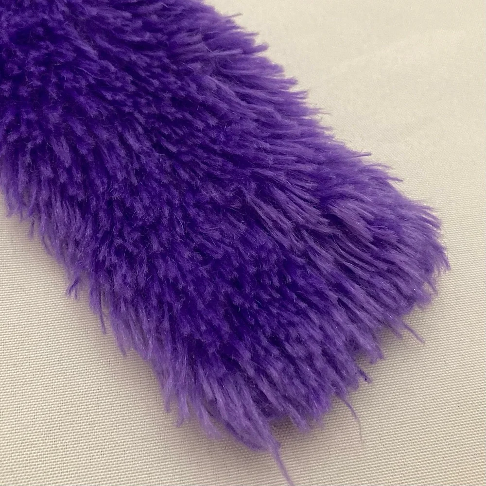 Vintage Purple Faux Fur Boa Scarf Costume 💗